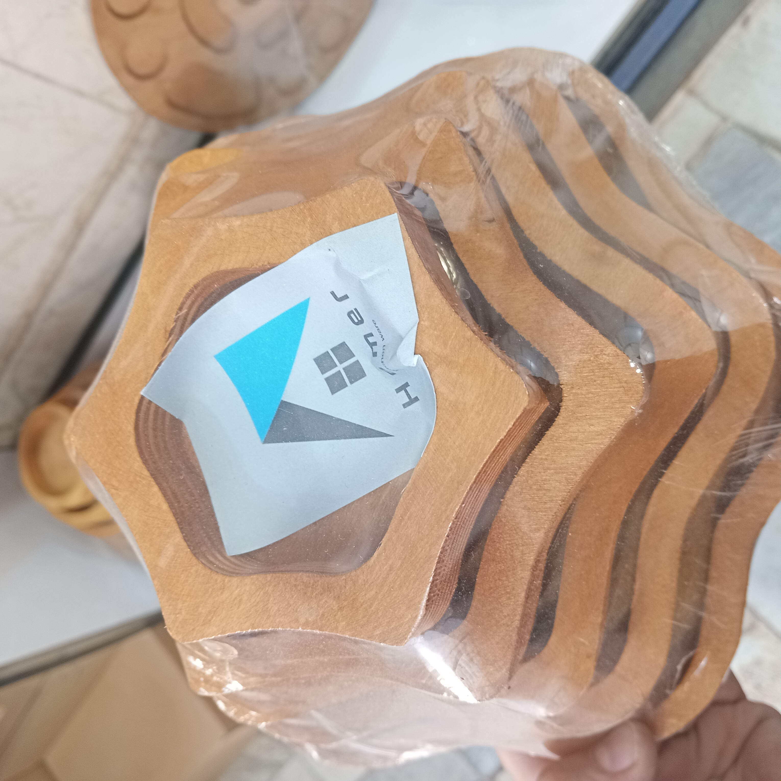 سینی ۵تکه پذیرایی پایه دار
